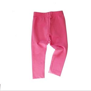 NWT Hanna Andersson Pink Capri Leggings SZ 80/2T